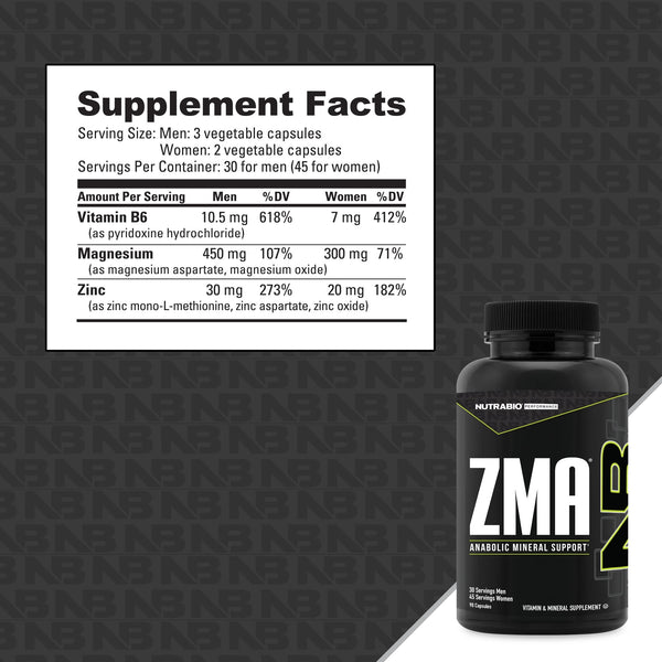 Nutrabio ZMA 30 Servings