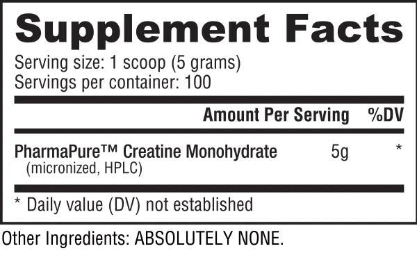 Creatine Monohydrate 500g