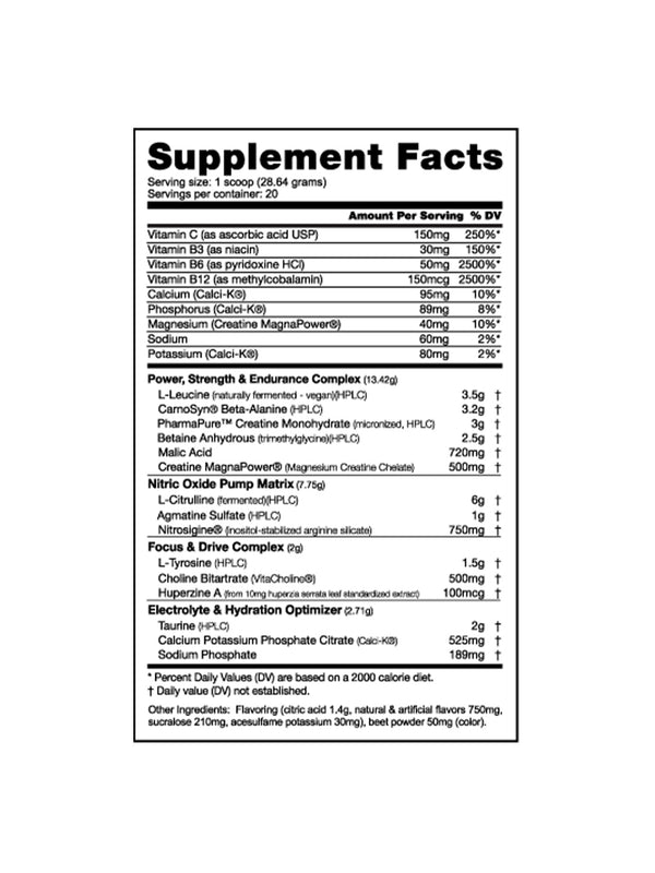 Nutrabio Pre Stim-Free