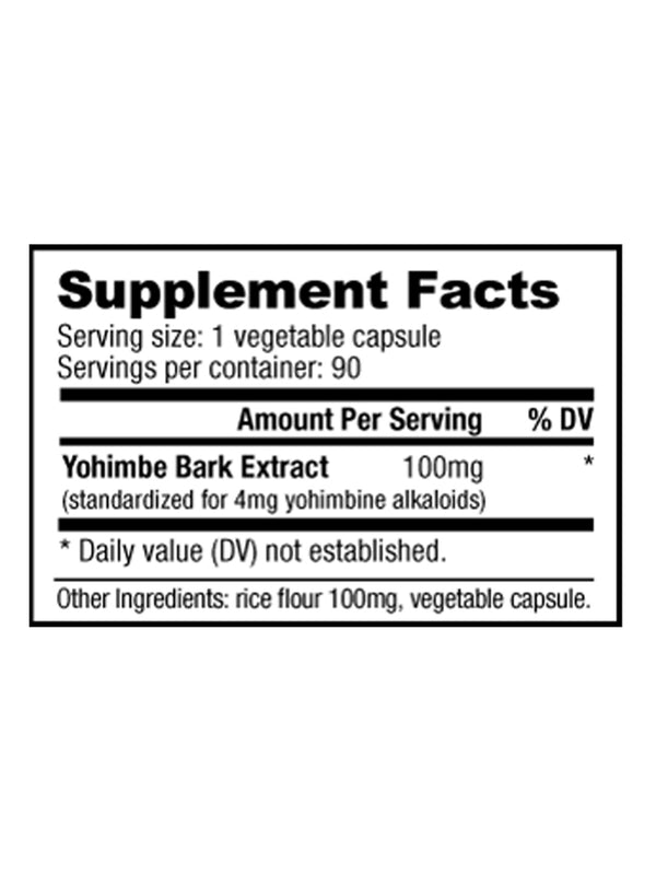 Nutrabio Yohimbe (4mg)
